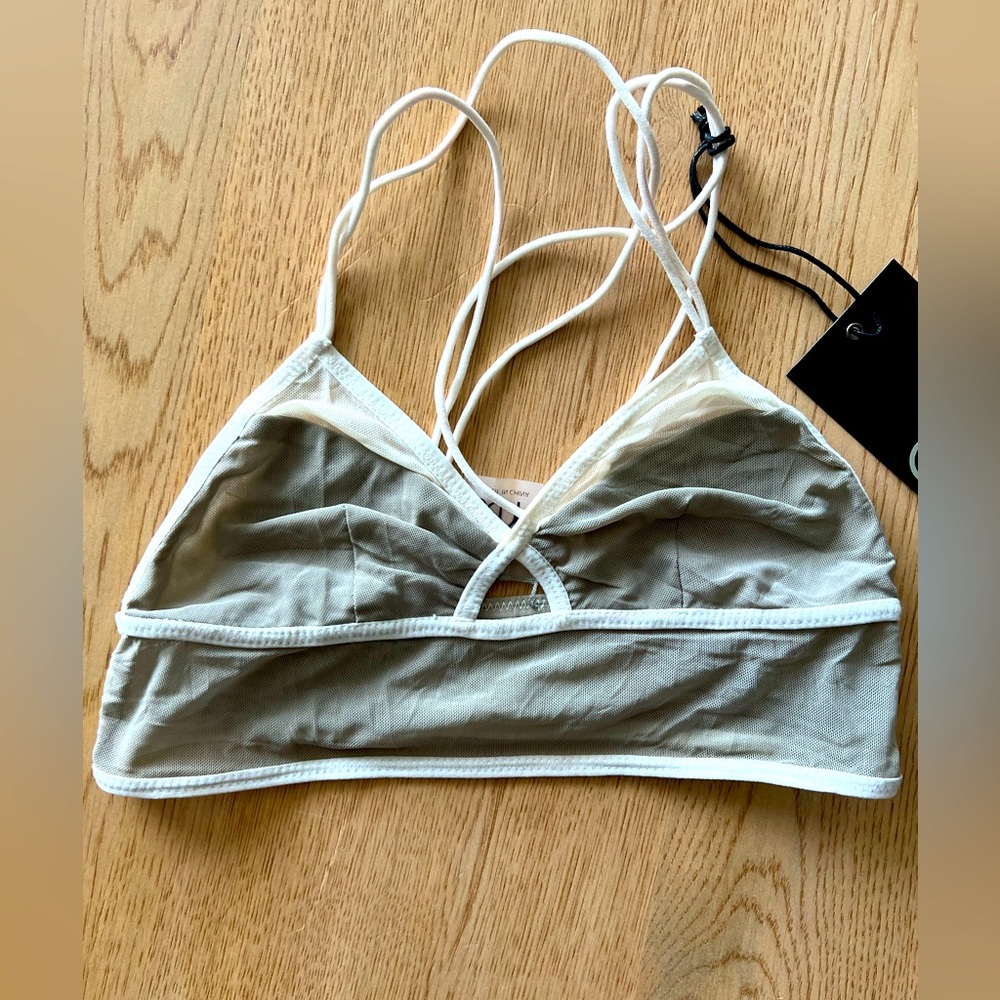 Chaser bralette mesh strappy back medium